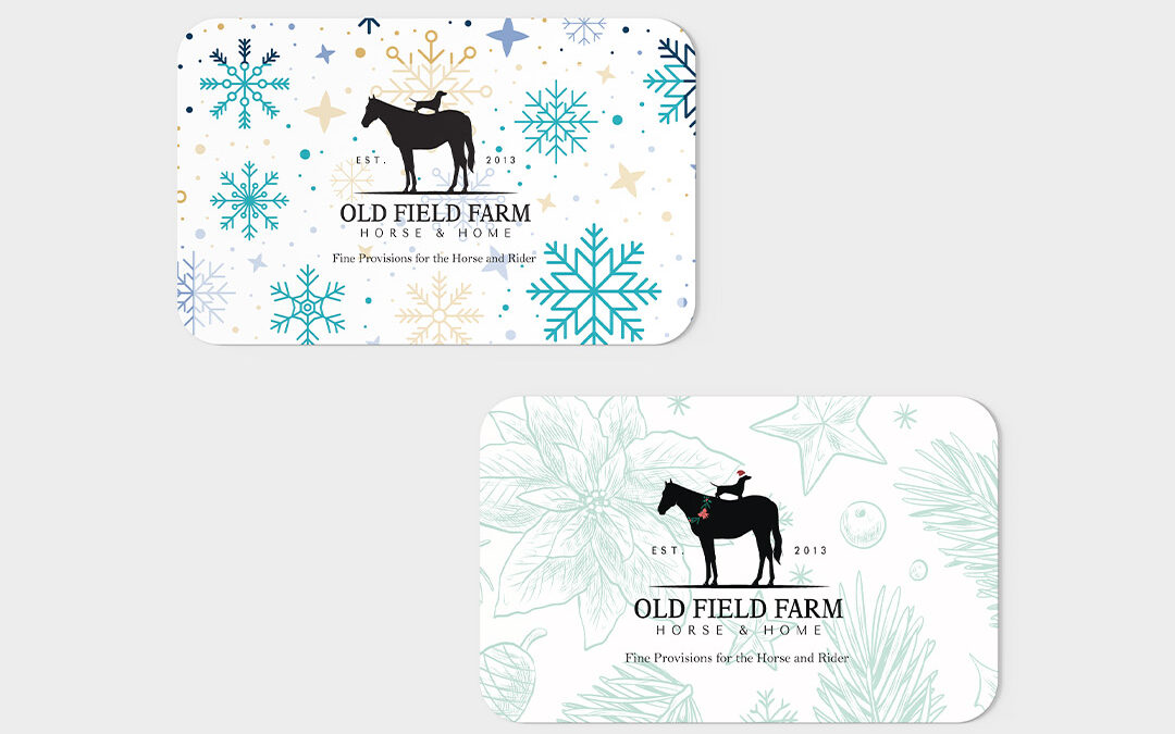 Old Field Farm Horse and Home Holiday Gift Cards