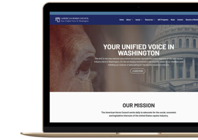 American Horse Council Website Redesign