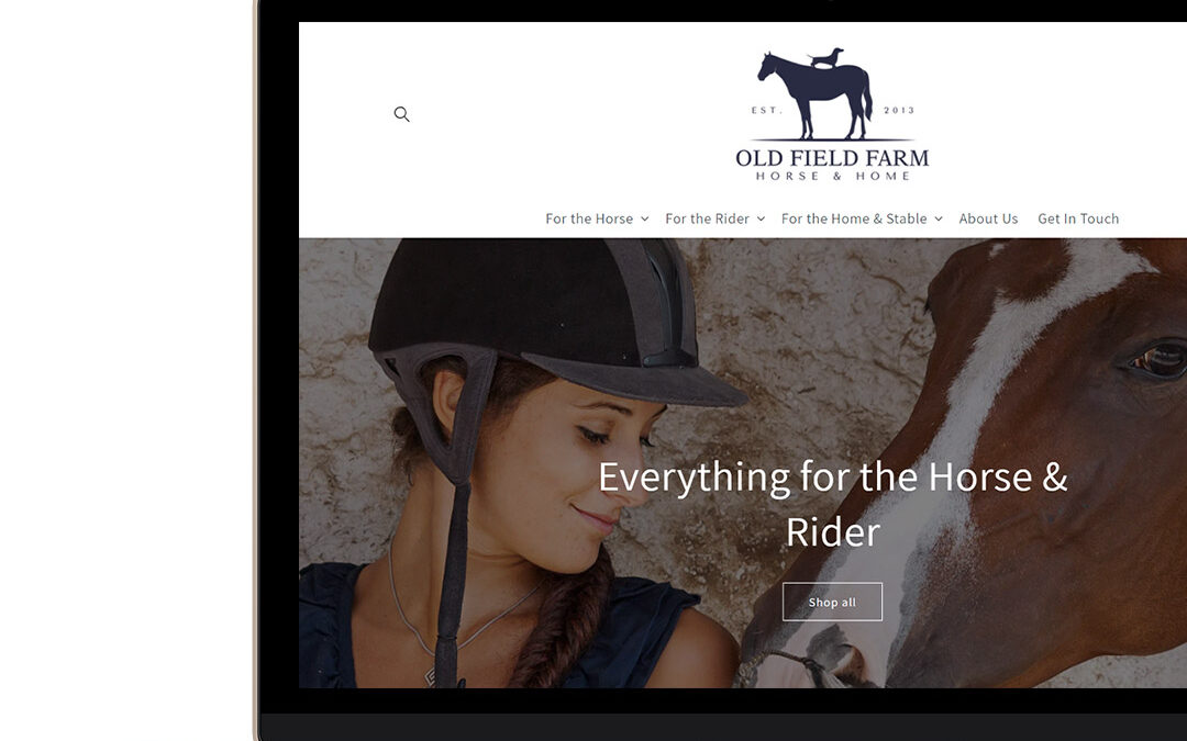 Old Field Farm Horse & Home E-Commerce Website
